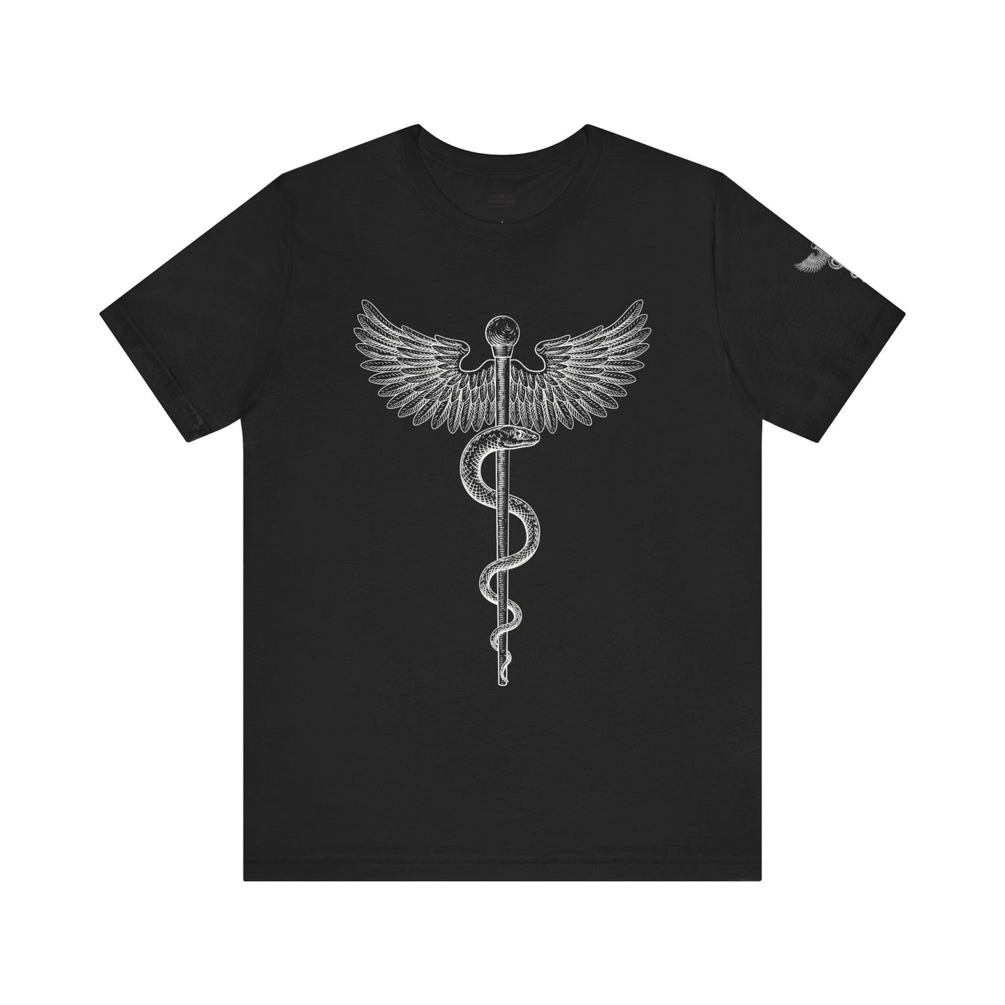 Caduceus Symbol Shirt, Minimalist Medical Tee for Doctors and Nurses, Healthcare Uniform Top, Med Student Gift Idea, RN Apparel