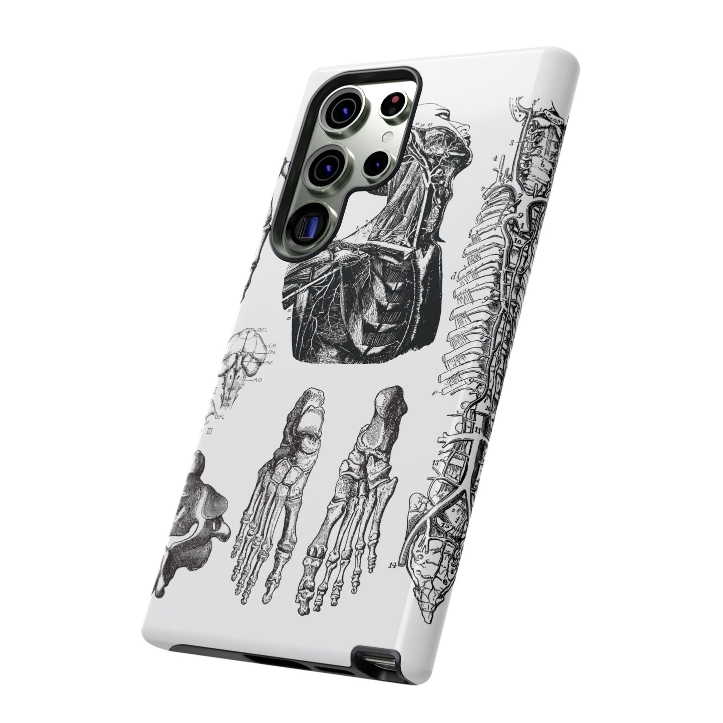 Vintage Anatomy Phone Case - Medical Illustration Design - Custom iPhone, Samsung & Pixel Cover - Science Gift - Doctor Aesthetic - Anatomy