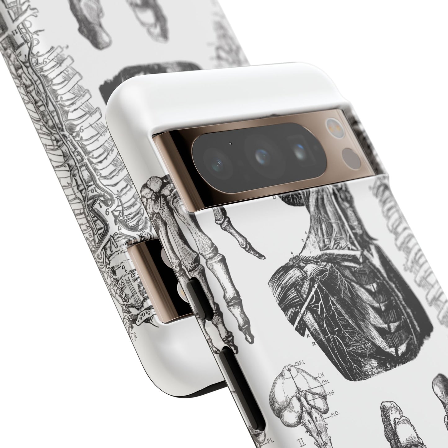 Vintage Anatomy Phone Case - Medical Illustration Design - Custom iPhone, Samsung & Pixel Cover - Science Gift - Doctor Aesthetic - Anatomy