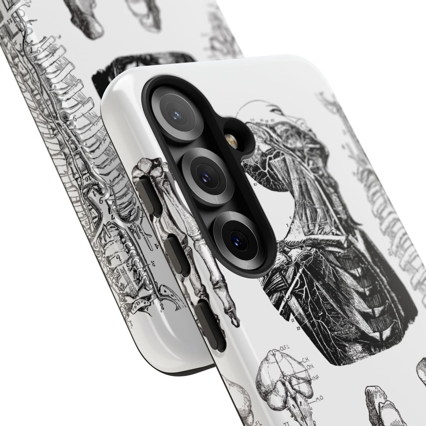 Vintage Anatomy Phone Case - Medical Illustration Design - Custom iPhone, Samsung & Pixel Cover - Science Gift - Doctor Aesthetic - Anatomy