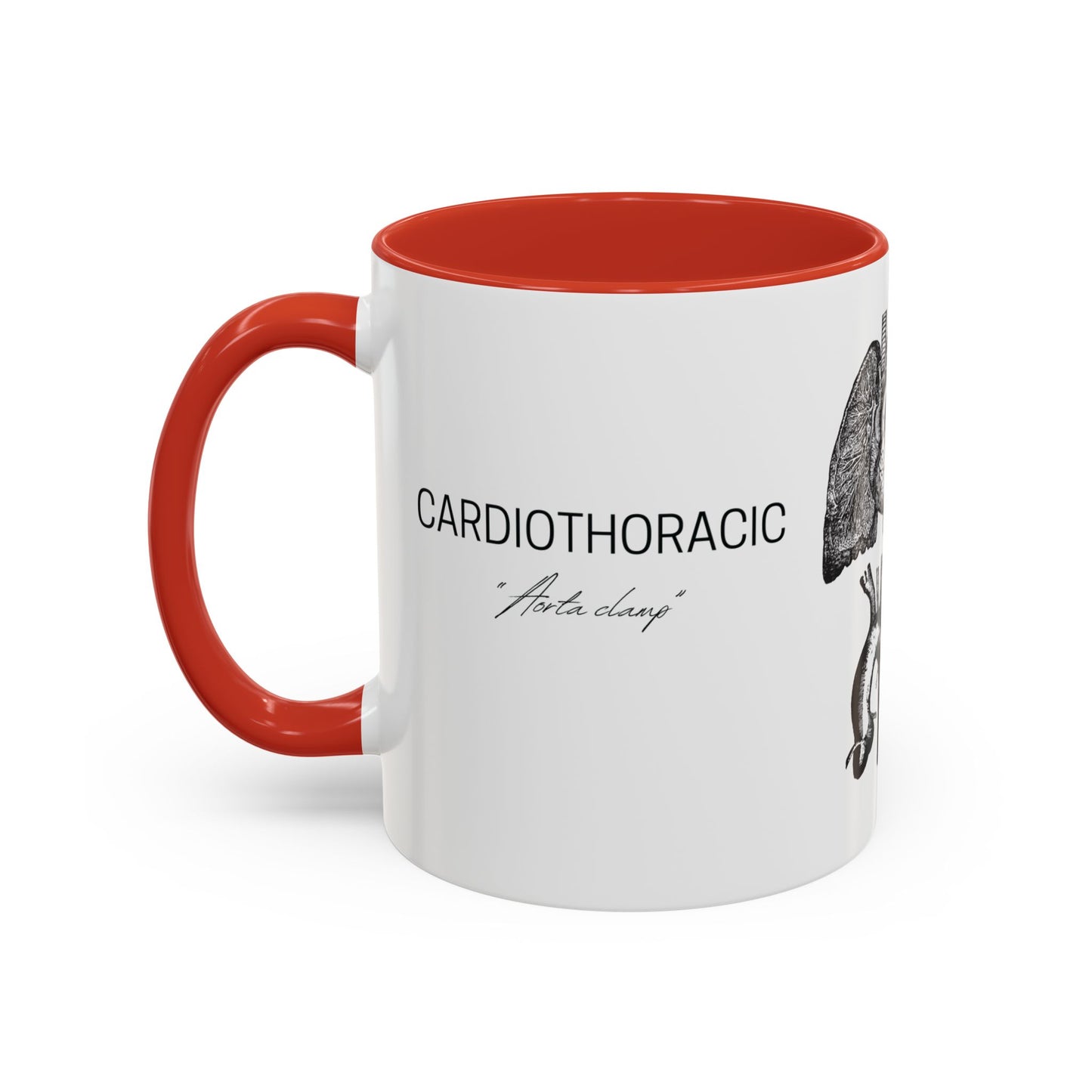 Cardiothoracic Surgery Mug, Heart and Lung Anatomy Cup, Surgeon Gift, Medical Anatomy Mug, Doctor Appreciation, Healthcare Worker Gift